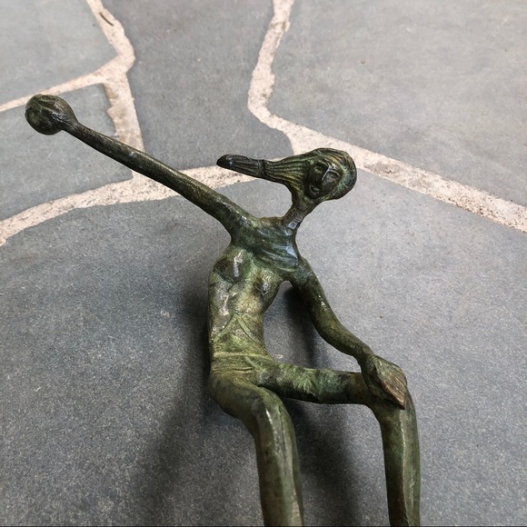 Vintage Bronze Sculpture of a Man-Wildwood Accents - Picture 7 of 13